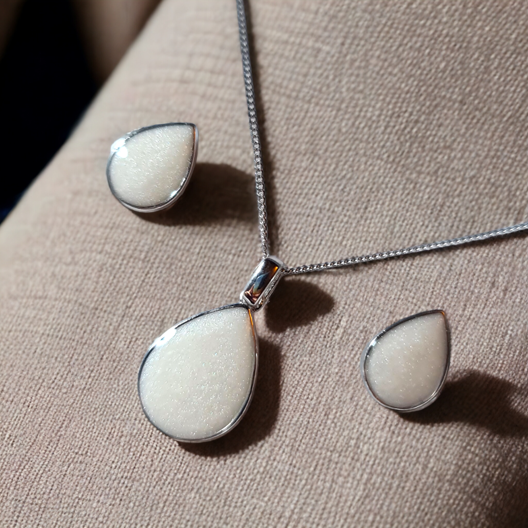 Milk Drop Earrings