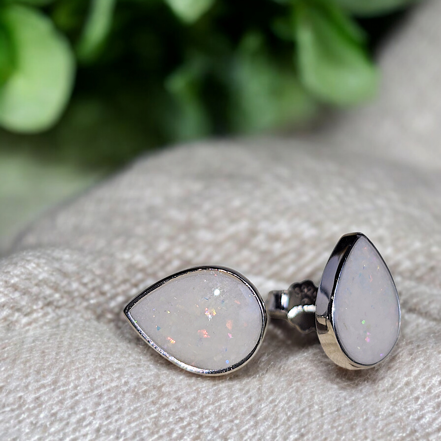 Milk Drop Earrings