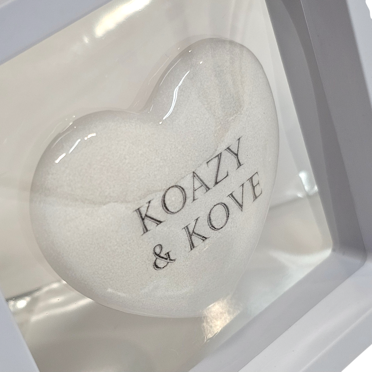 Script Heart Keepsake