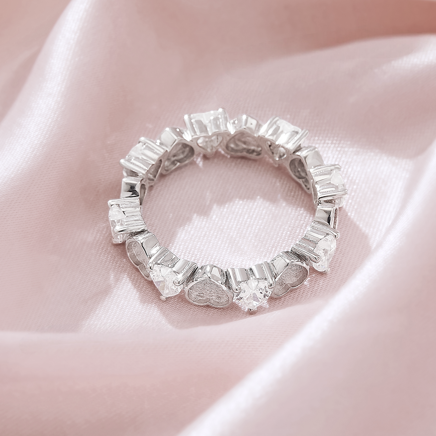 Heart Eternity Ring