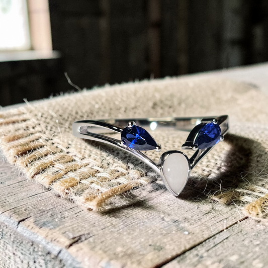 Trinity Birthstone Ring