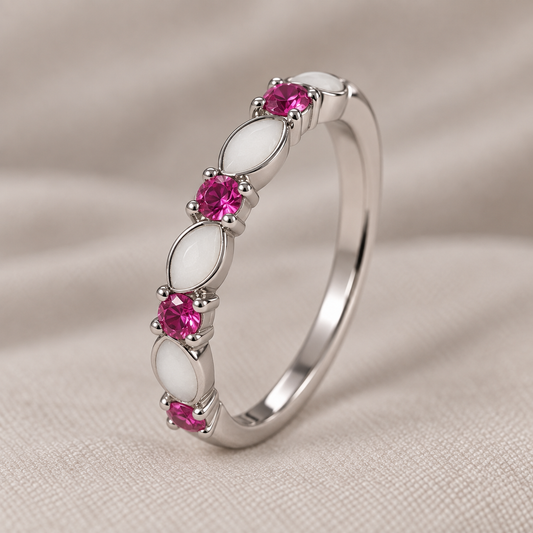 Everleaf Half Band Ring