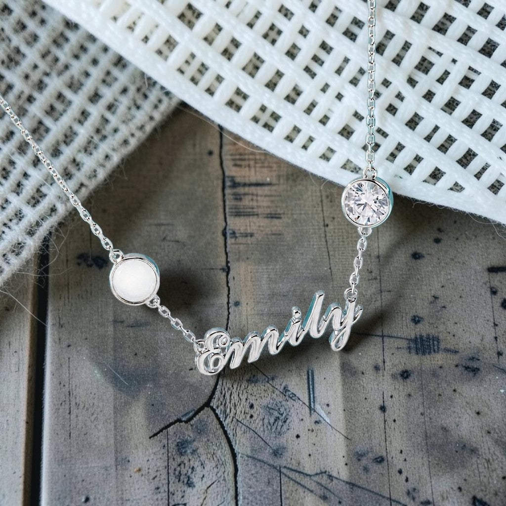 Name Birthstone Pendant