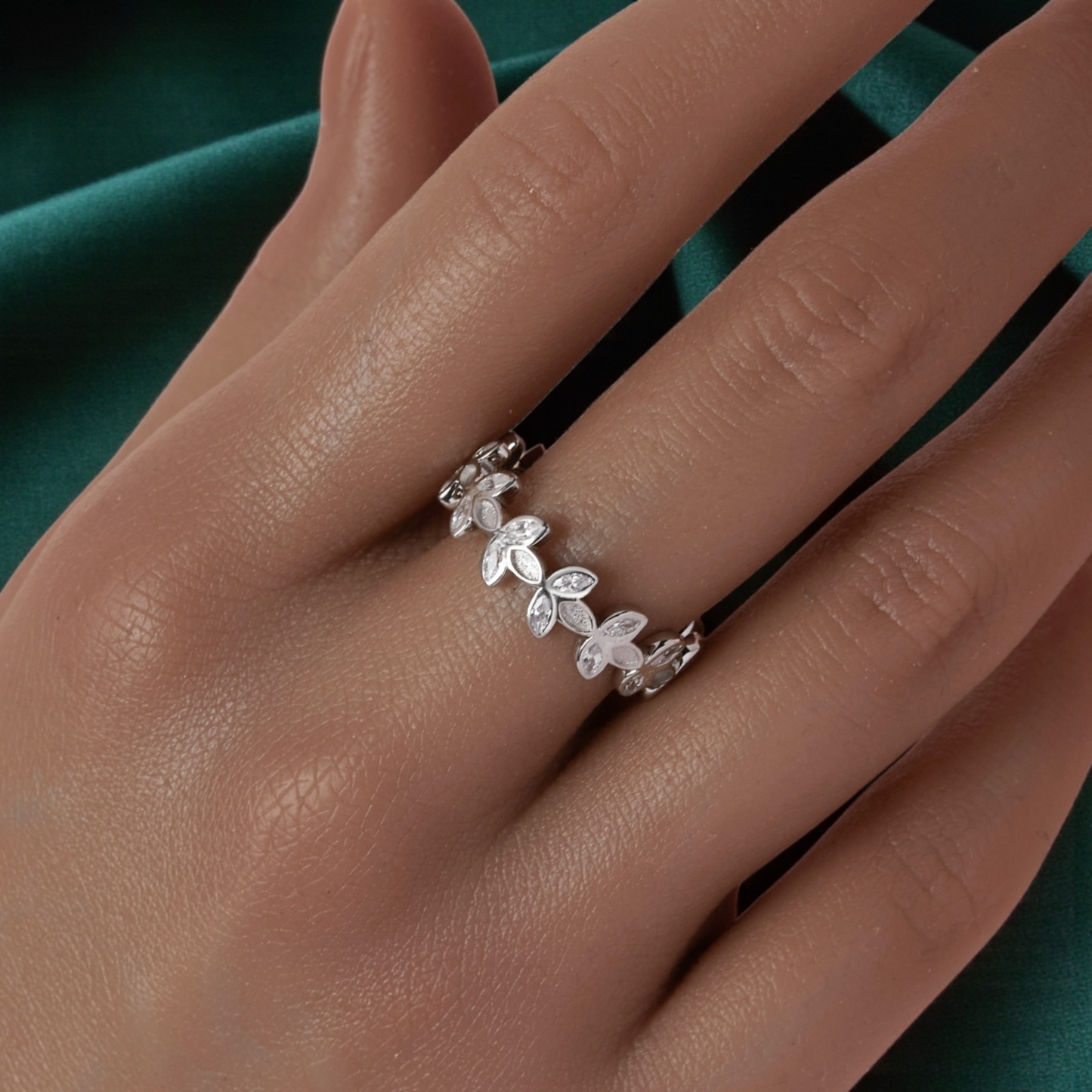 Vine Birthstone Ring